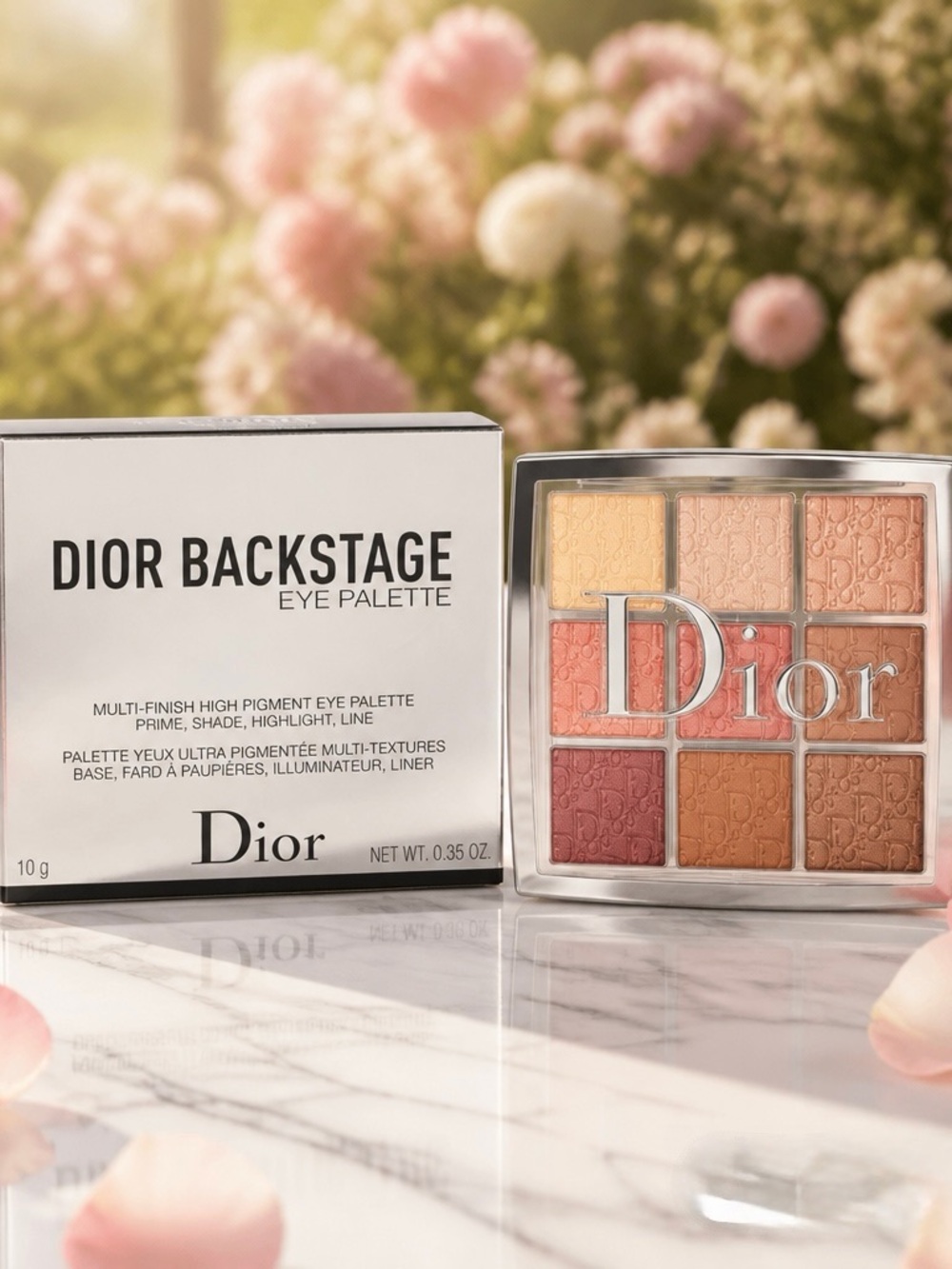 Dior Backstage Eye Palette — Peach, Pink & Warm Neutrals
